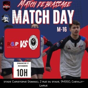 Lire la suite à propos de l’article MATCH M16 RSP vs SENLIS